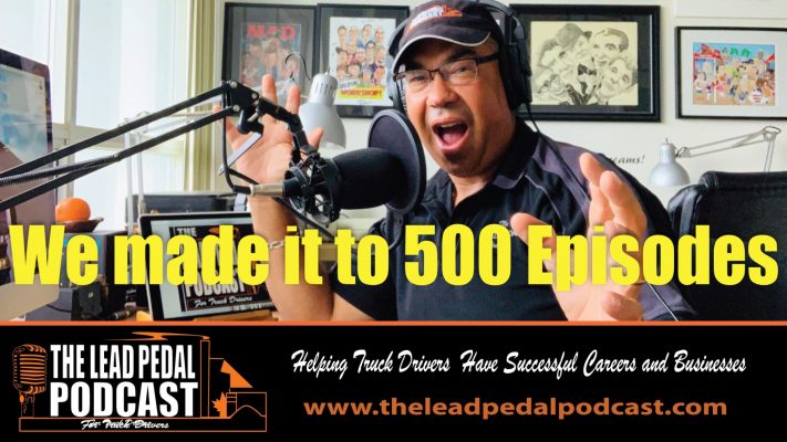 500 Episodes on the podcast