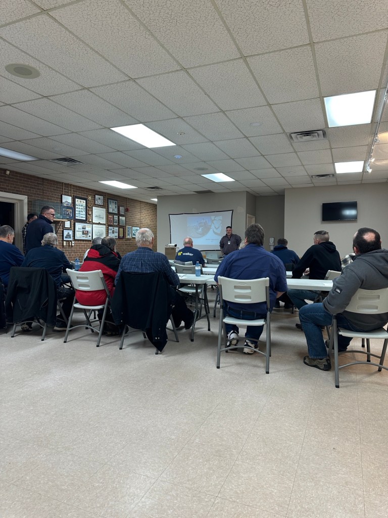 Walker Industries truck driver meeting