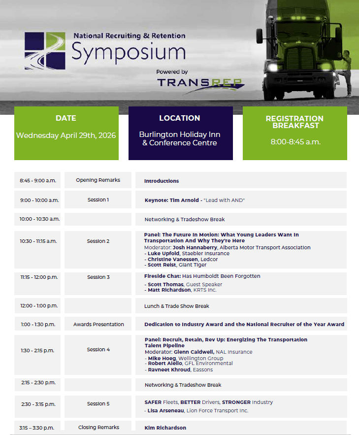 Transrep NRRS event agenda