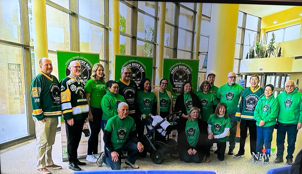 Green Shirt Day image- screenshot from CTV News