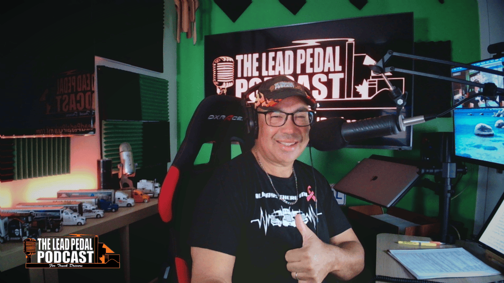 Bruce Outridge in the studio - Lead Pedal Podcast