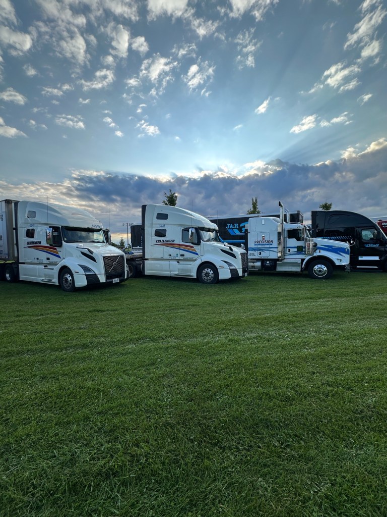 Truck Ride for Special Olympics trucks
