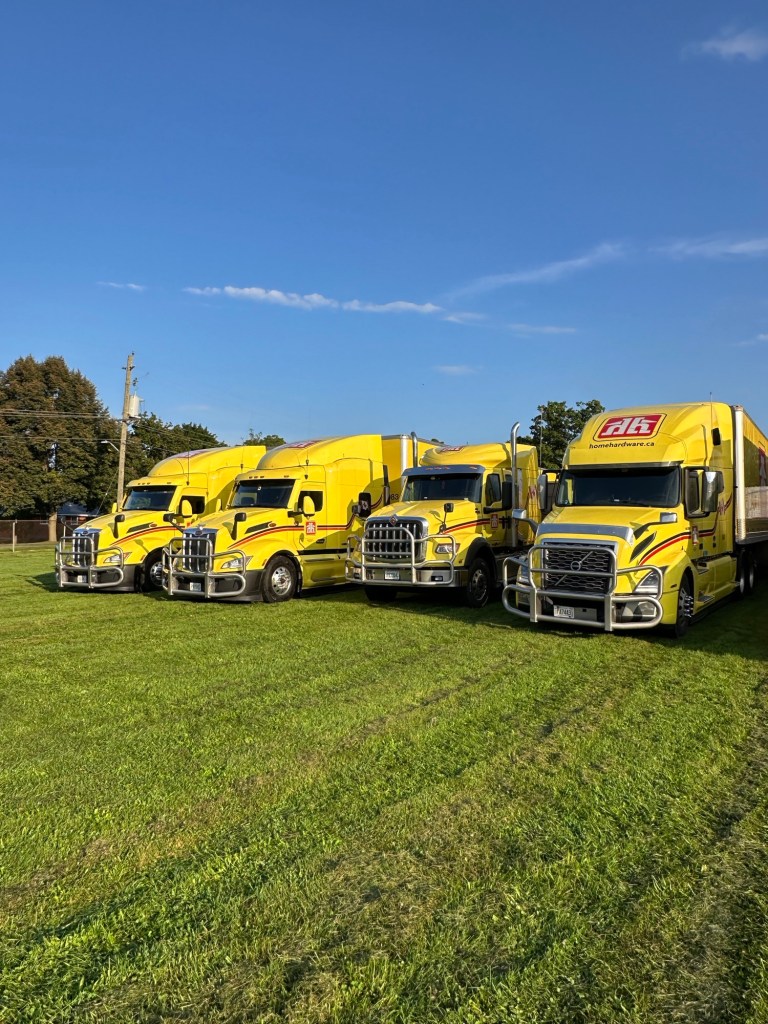 Truck Ride for Special Olympics trucks