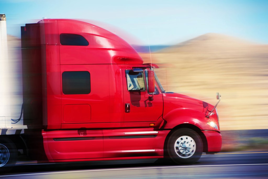 Speeding Truck